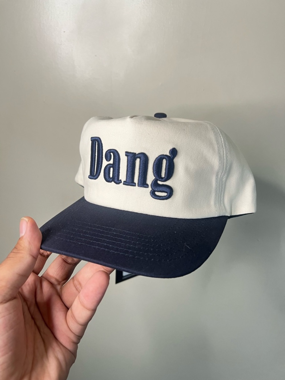 NWT Communal Cowboy 'Dang' Navy Blue Snapback Hat